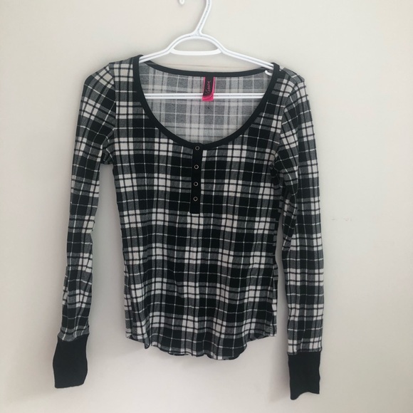 la senza checkered long sleeve - Picture 1 of 2